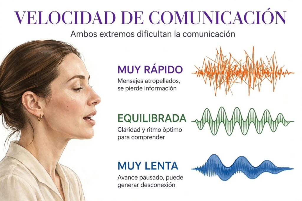 Cada momento de comunicación es único. Por eso, parte de aprovecharlo, es encontrar la velocidad adecuada para transmitir tu mensaje. Aquí enumero algunos factores que inciden en la velocidad y cómo modularla para lograr mayor efectividad con tu mensaje.